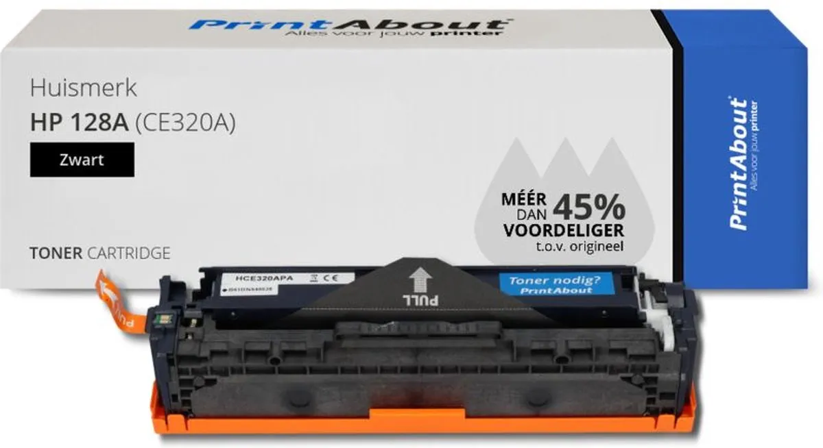 PrintAbout HP 128A CE320A Toner - Zwart
