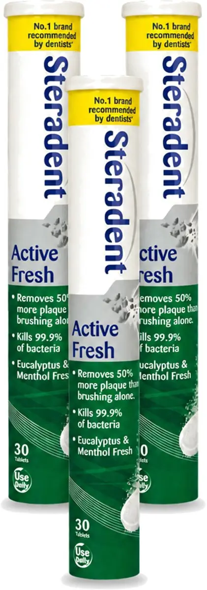 3 x Steradent