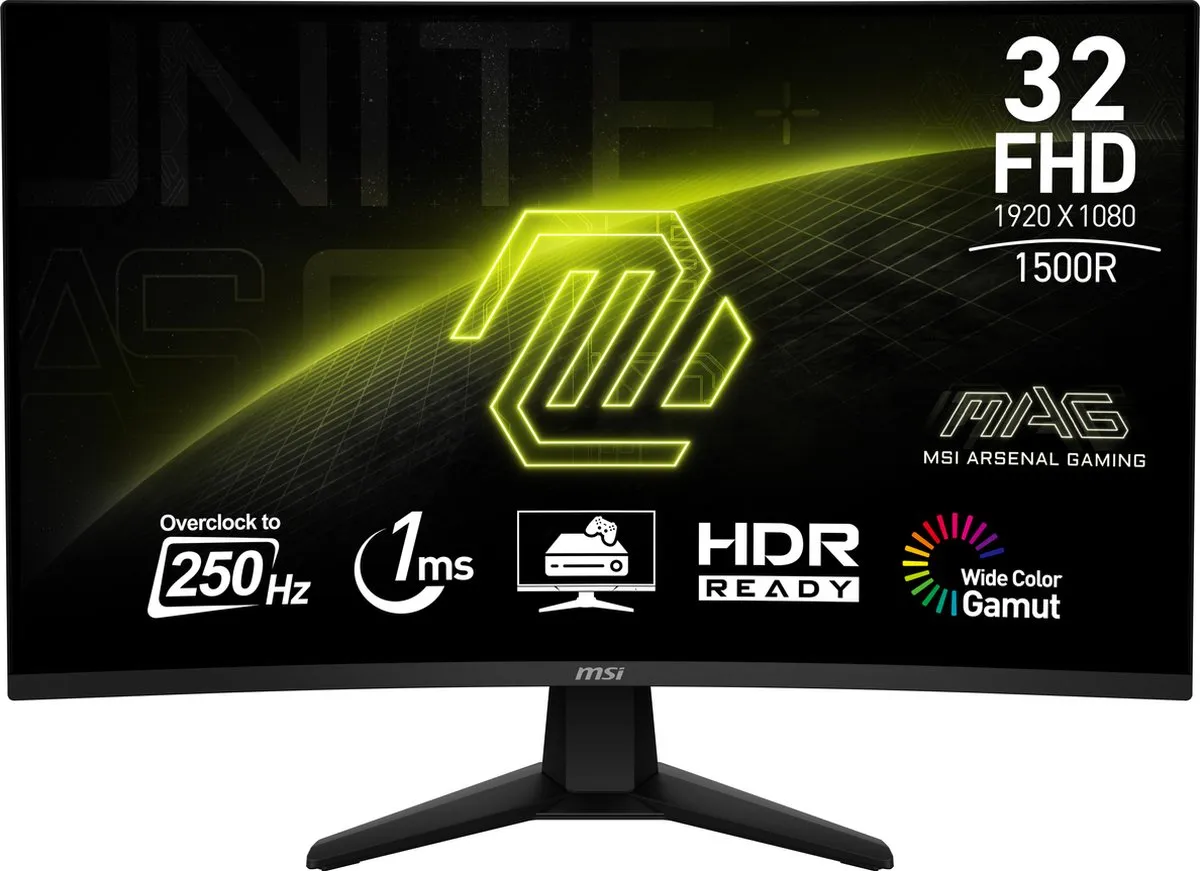 MSI MAG 32C6X Gaming Monitor 32" 180Hz