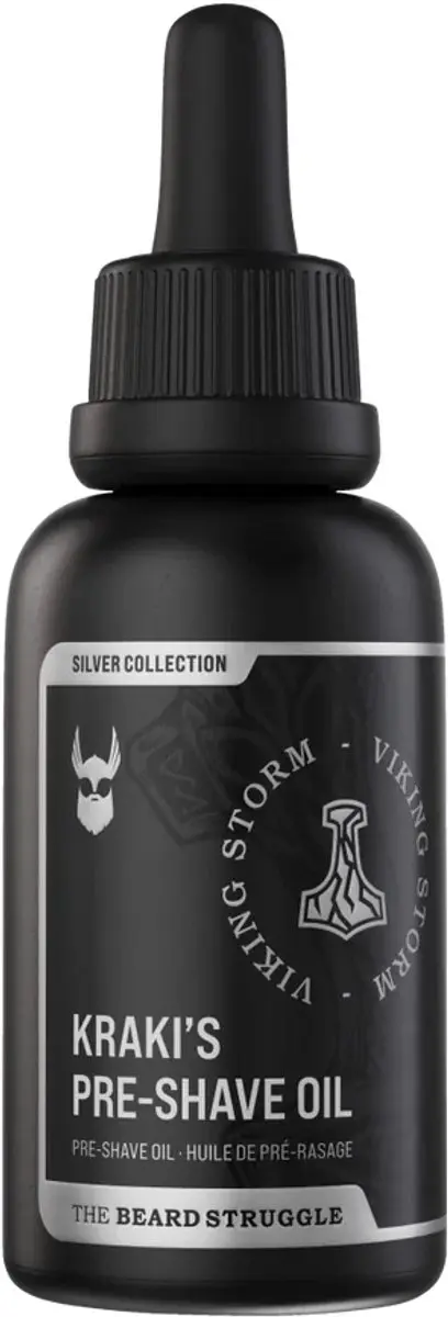 The Beard Struggle KRAKI PRE SHAVE OIL Viking Storm