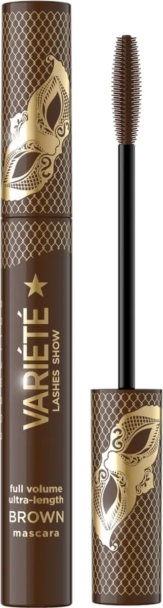 Variete Lashes Show Mascara verdikkende en verlengende mascara Bruin 10ml