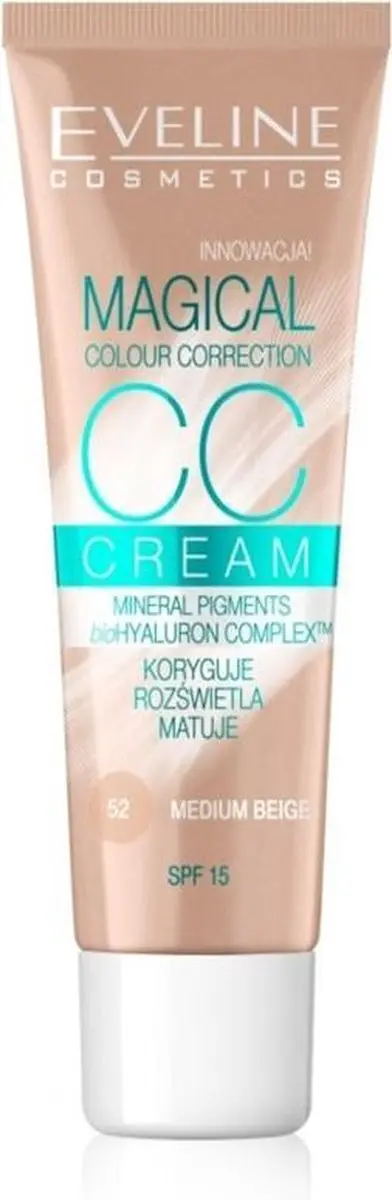 Eveline CosmeticsÂ CC Cream Magical Colour Correction Medium Beige 30ml.