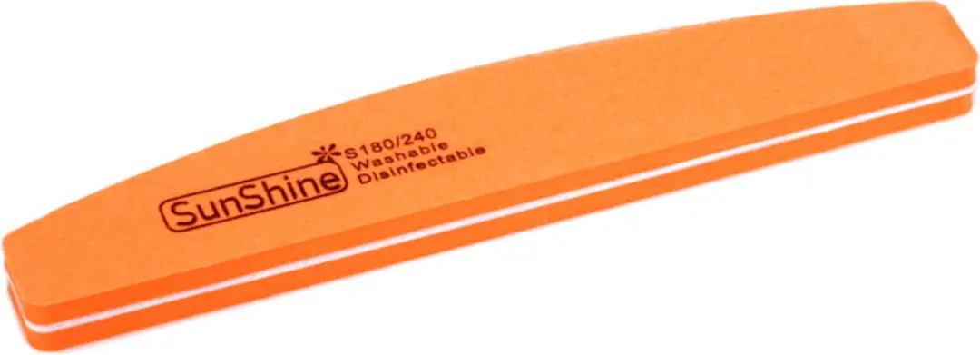 Cosmetics Zone Sunshine Wasbare en Desinfecteerbare Polijst Nagelvijl Boot 180/2