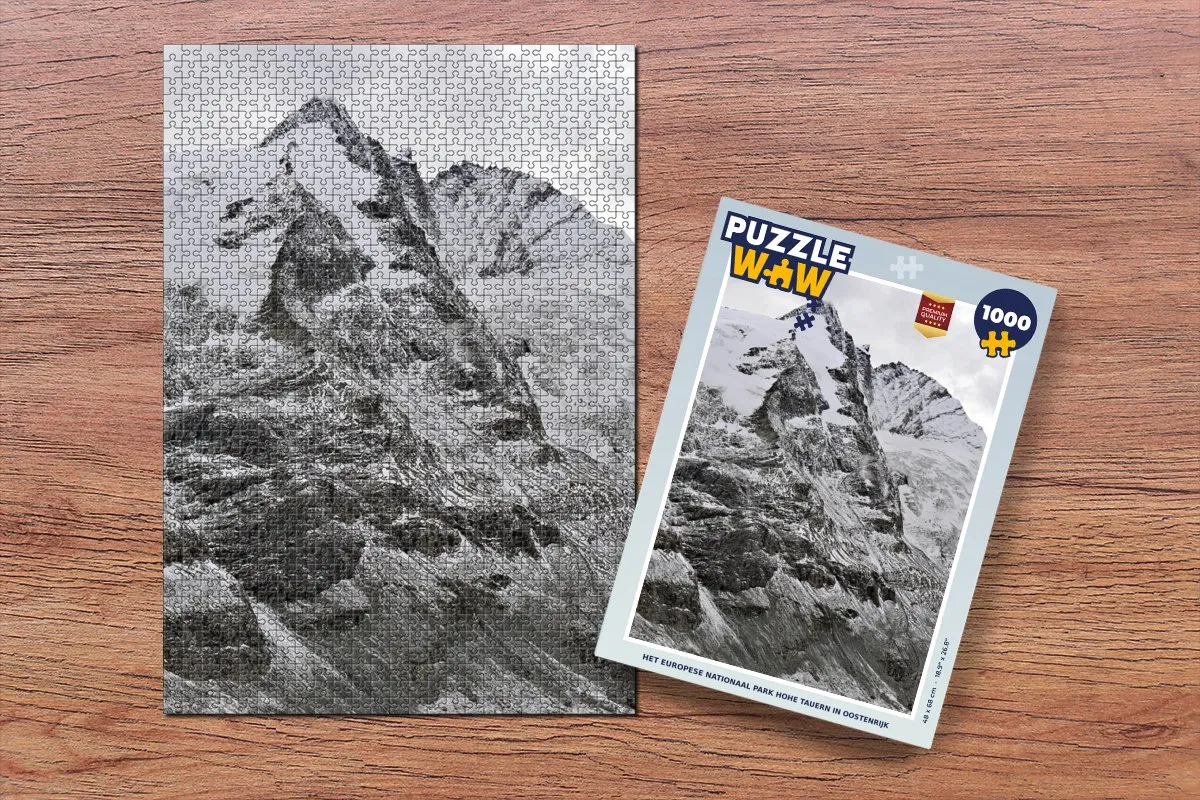 PuzzleWow Het Europese Nationaal Park Hohe Tauern Legpuzzel 1000 Stuks - Multicolor