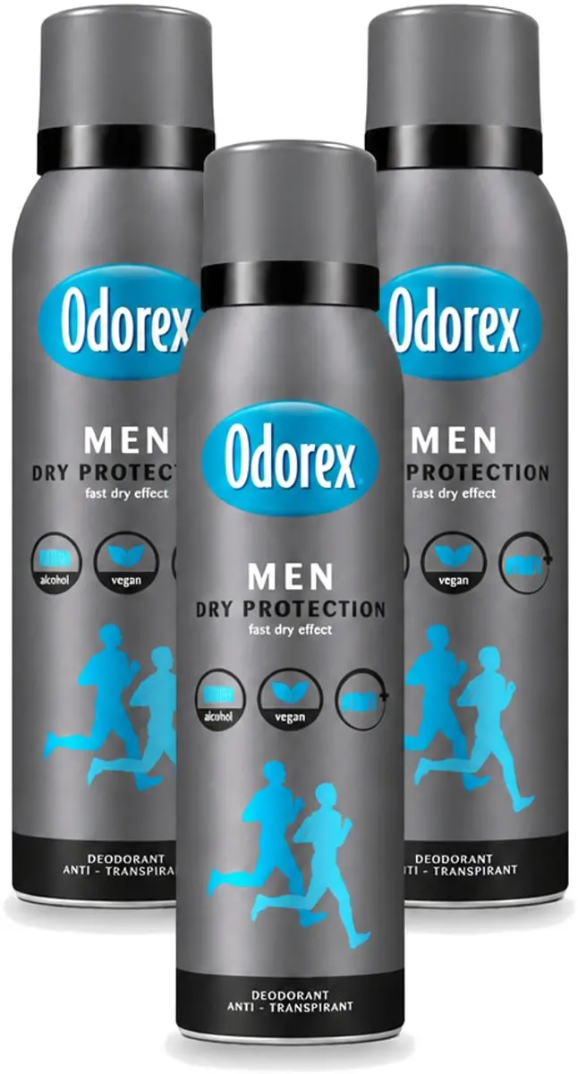 3 x Odorex Men