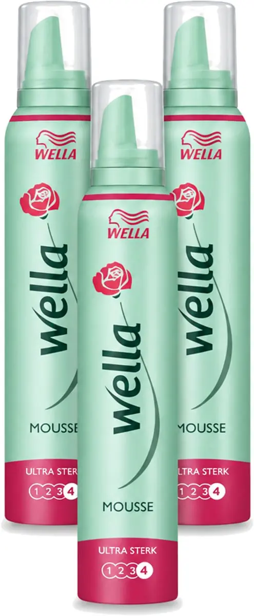 3 x WellaFlex Hold Ultra Strong Mousse