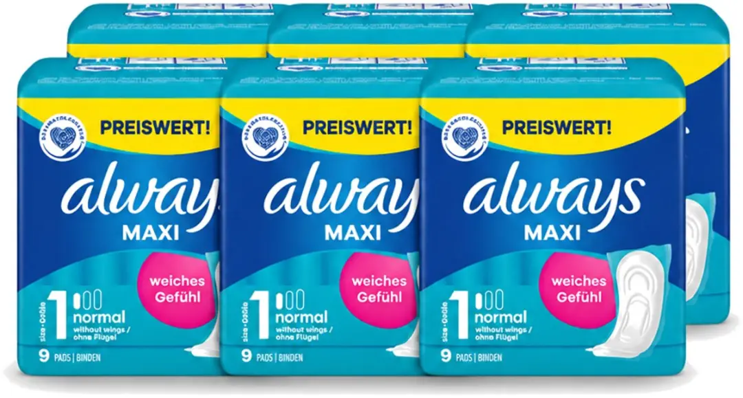 6 x Always Maxi