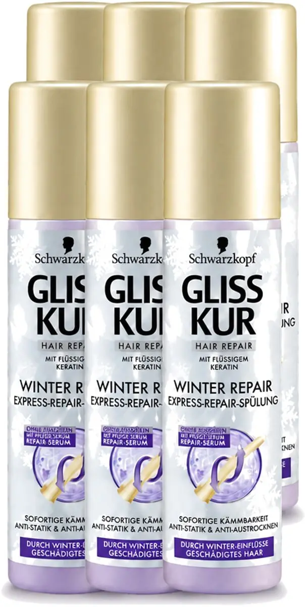 6 x Gliss-Kur