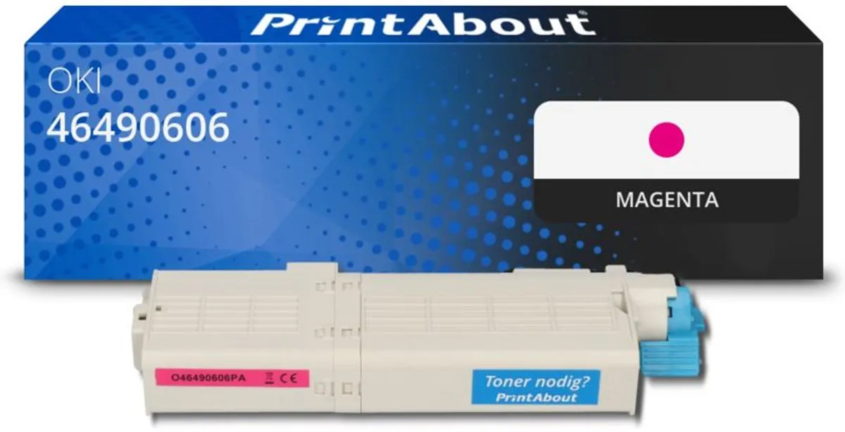 PrintAbout OKI 46490606 Toner Magenta