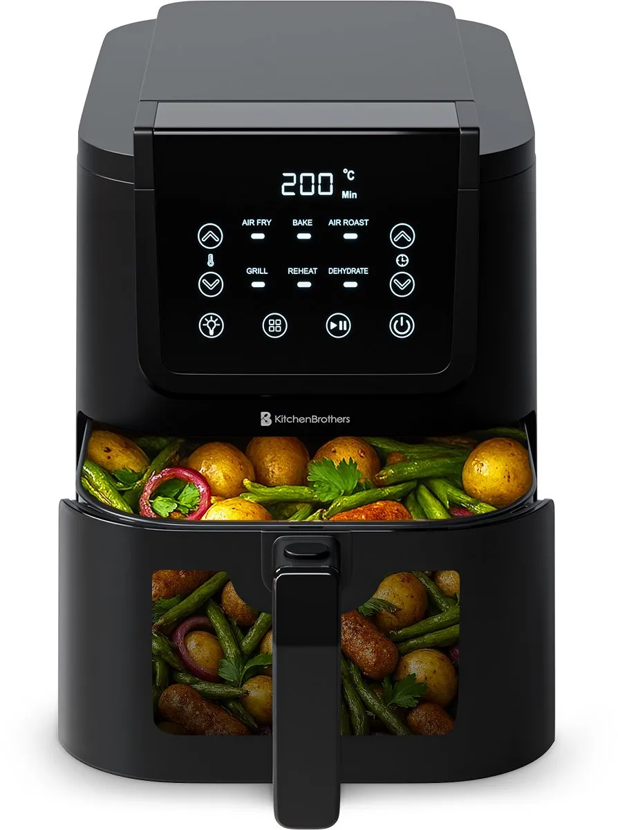 KitchenBrothers Airfryer XL 1500W 5L