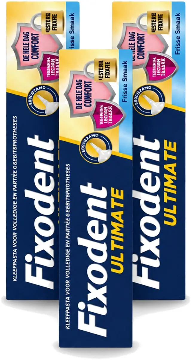 3 x Fixodent