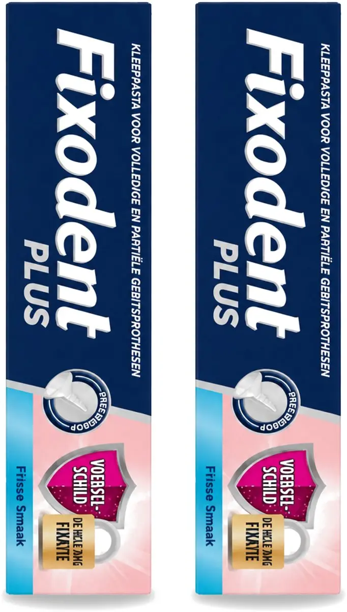 2 x Fixodent Plus