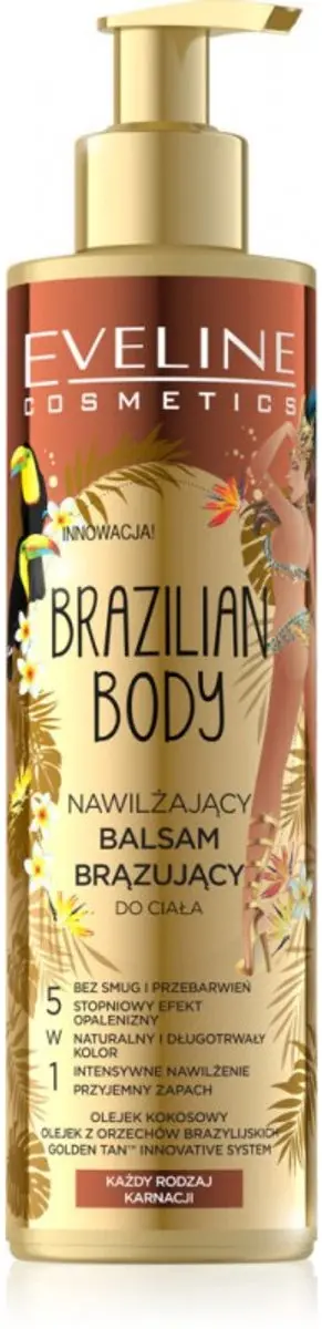 Eveline Cosmetics Brazilian Body Moisturizing And Bronzing Body Balm 200ml.