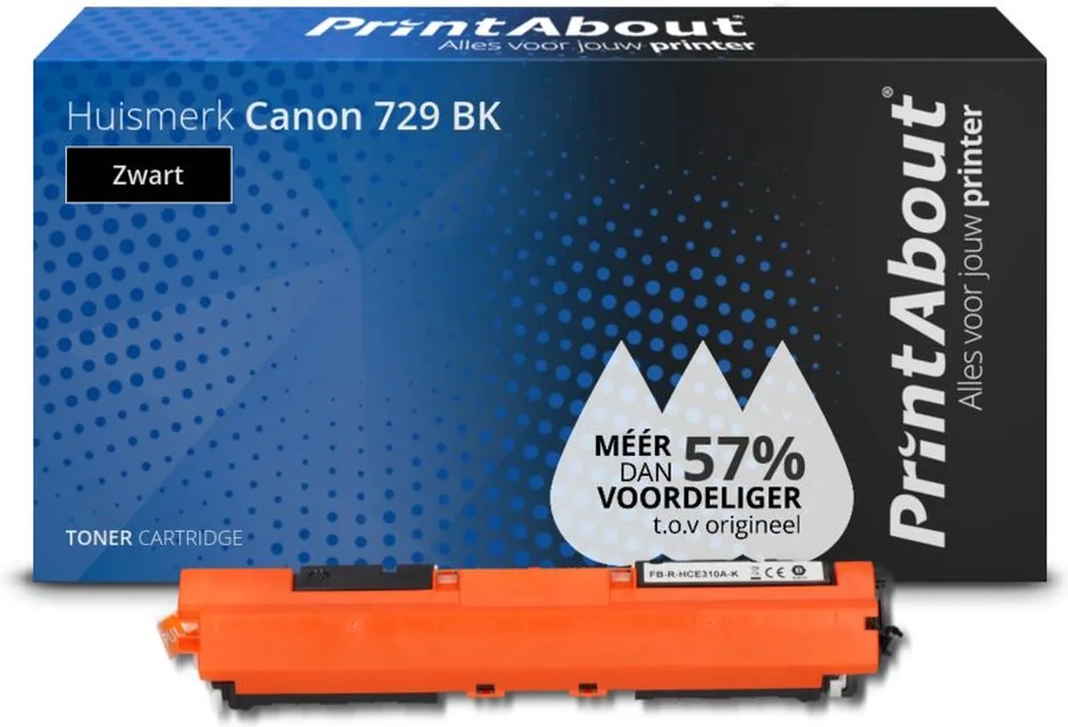 PrintAbout 729 BK-PA Toner - Zwart