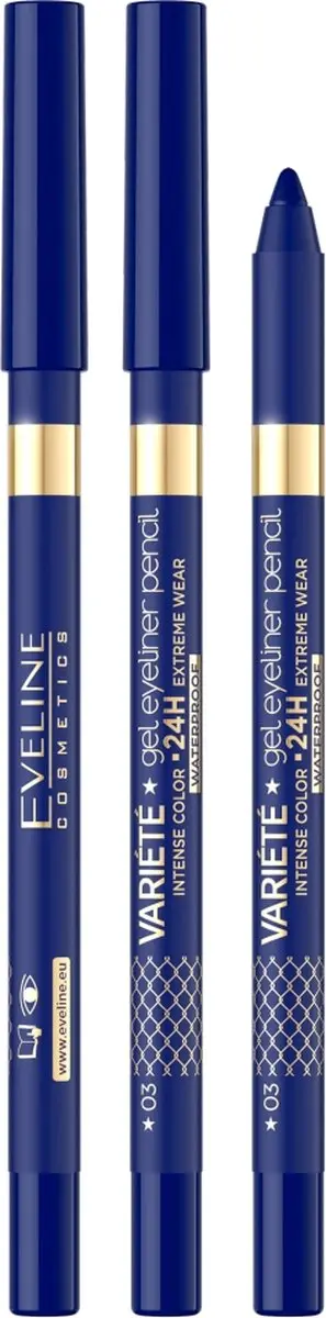 Variete waterproof gel oogpotlood 03 Blauw