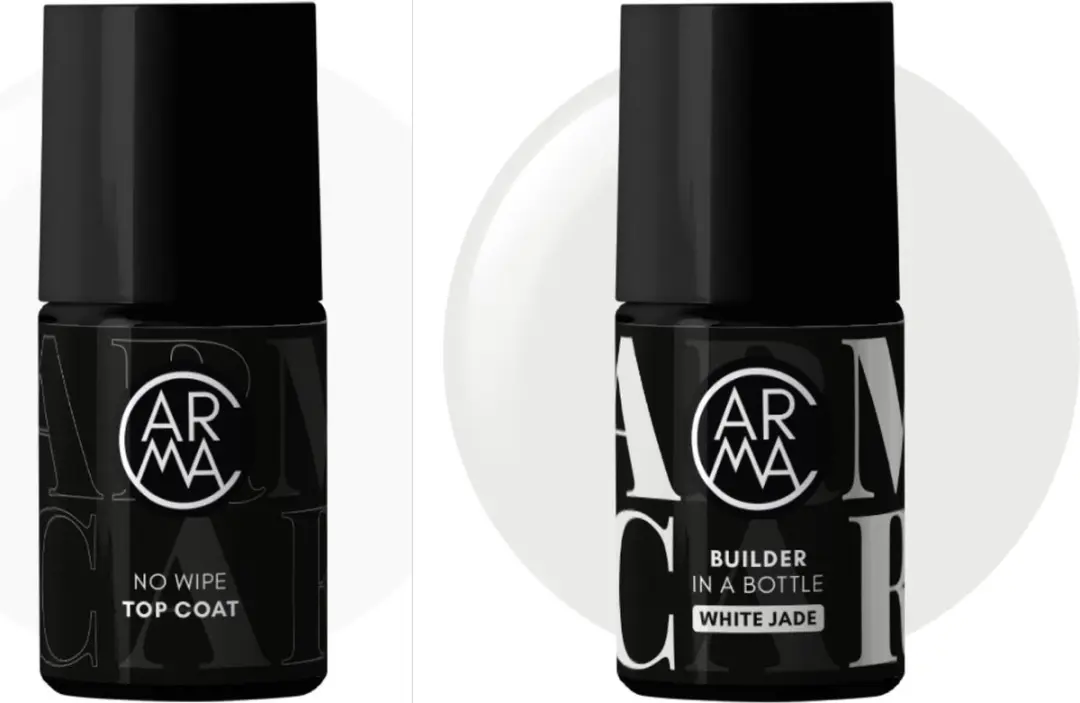 CARMA Cosmetics Combi Deal 2 x 10ml Biab White Jade