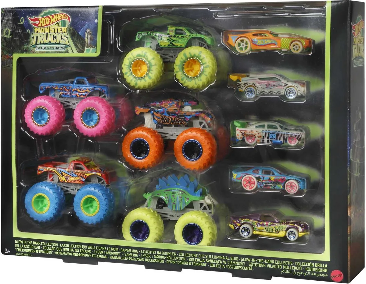 Hot Wheels Monster Trucks HCB57 - 10 Stuks - Lichtgevend - afbeelding 6 van 6