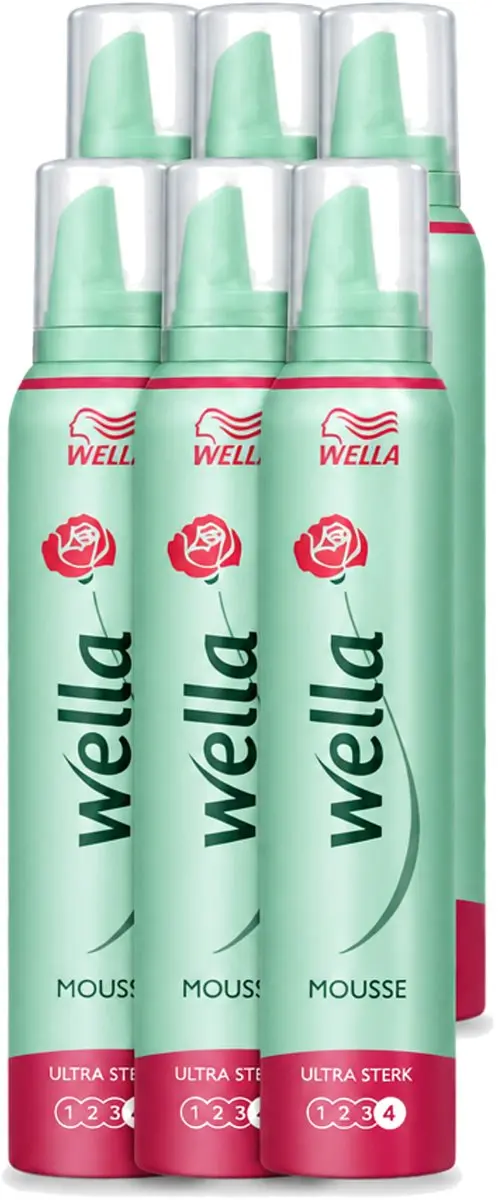 6 x WellaFlex Hold Ultra Strong Mousse