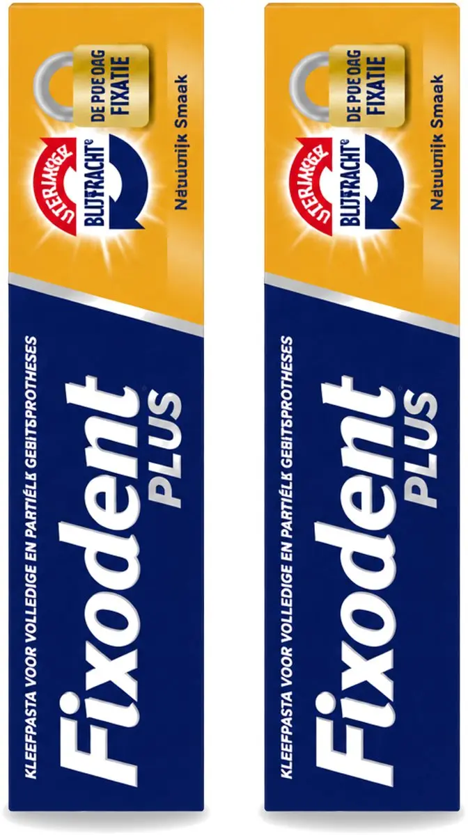 2 x Fixodent Plus