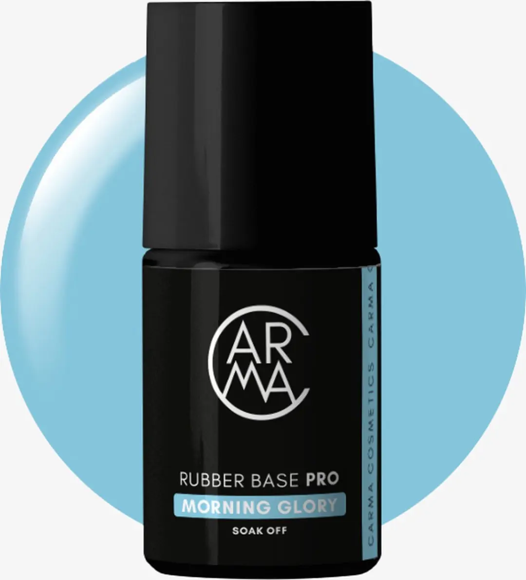CARMA COSMETICS RUBBER BASE COAT MORNING GLORY
