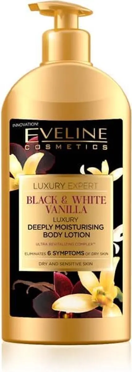 Eveline Cosmetics Luxury Expert Black & White Vanilla Deeply Moisturising Body L