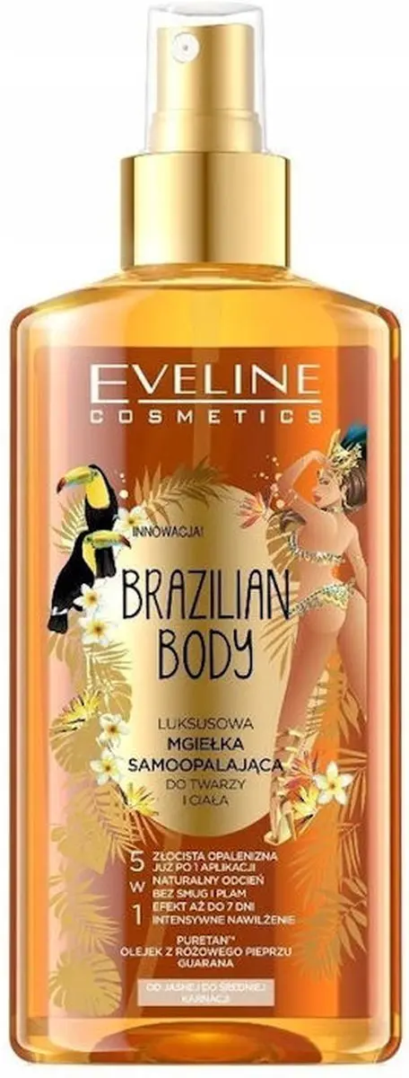 Eveline Cosmetics Brazilian Body Luxury Golden Body Illuminator 150ml - afbeelding 3 van 3