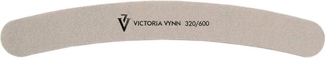 Victoria Vynn™ White banana shaped nail file 320/600