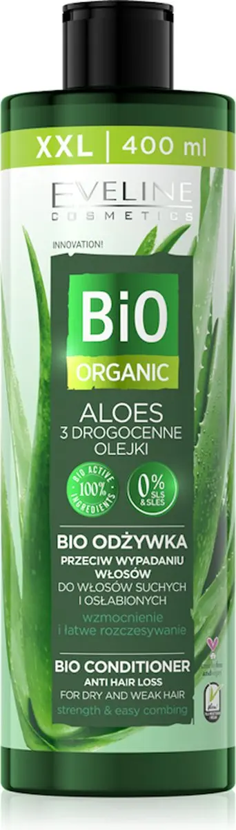 Eveline Cosmetics Bio Organic Conditioner Anti Hair Loss Aloe Vera 400ml.