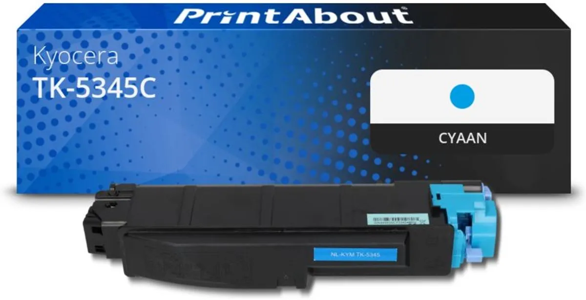 PrintAbout Kyocera TK-5345C Toner - Cyaan