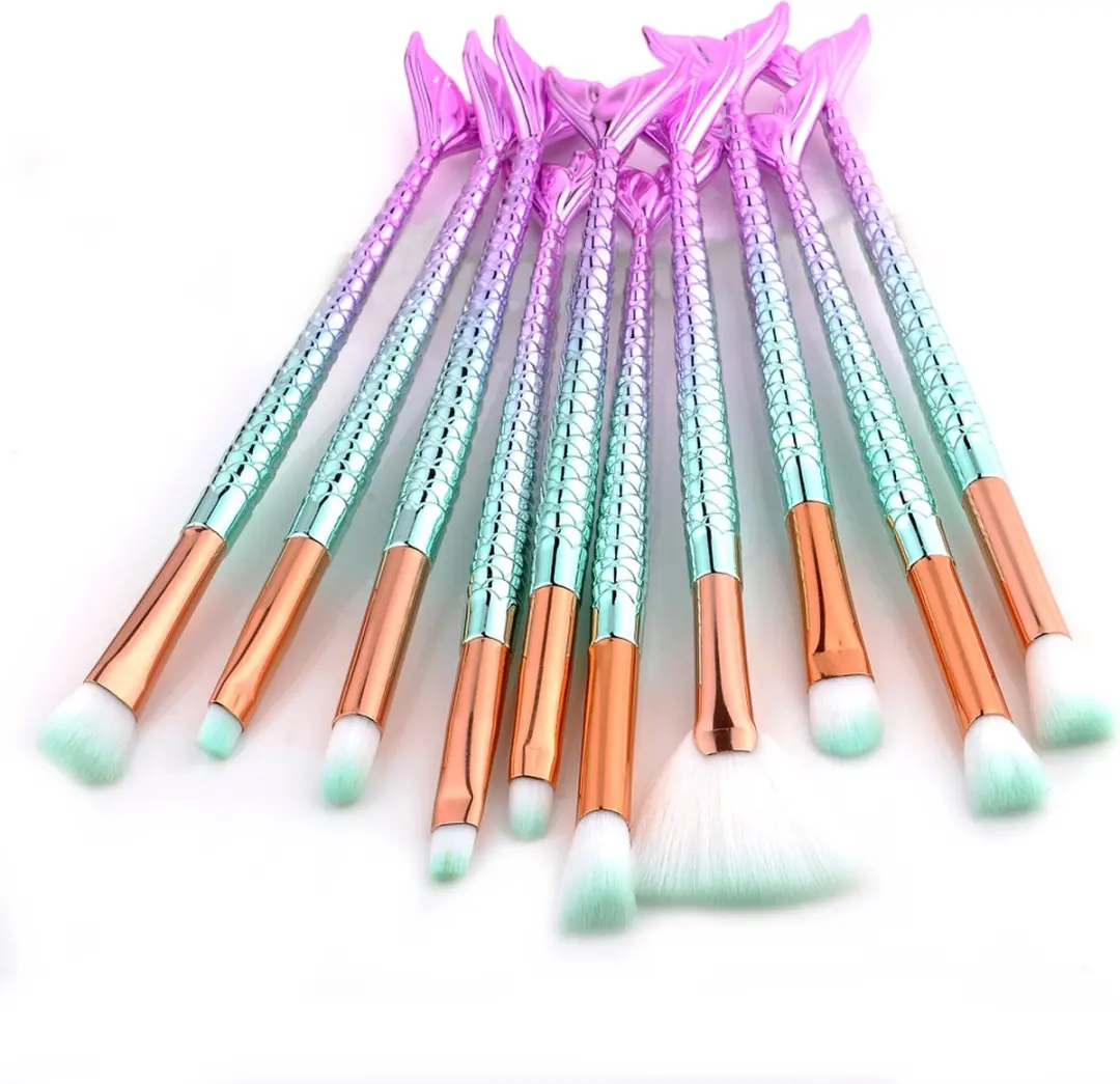 10-delige Make-up Kwasten/Brush Set