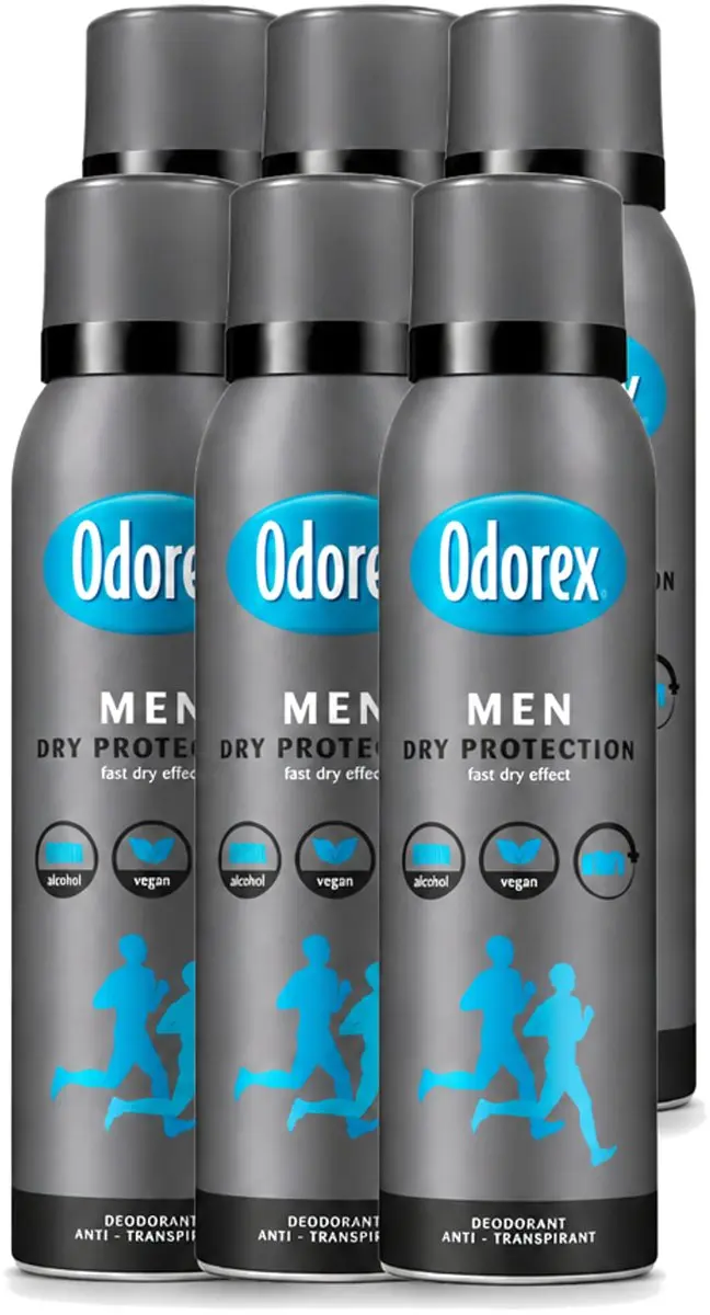 6 x Odorex Men