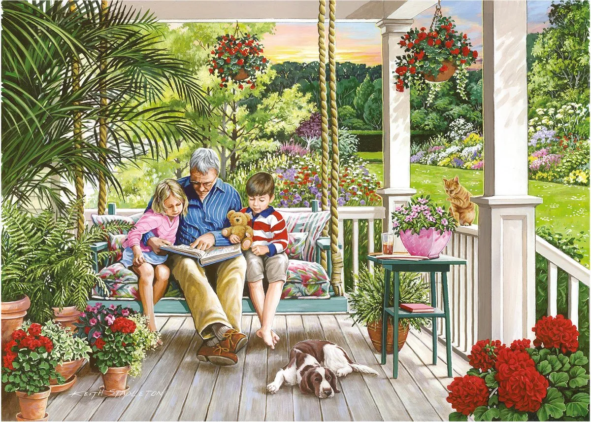 House of Puzzles Storytime Legpuzzel 1000 Stuks Multicolor