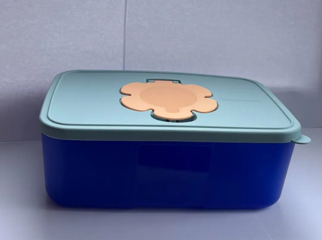 Tupperware Babydoekjesdoos 1,5l, donkerblauw