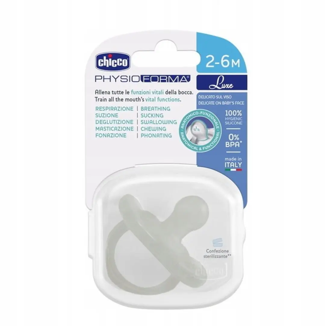 Chicco Physioforma Luxe Speen 2-6 Maanden - Extra Zacht & Comfortabel