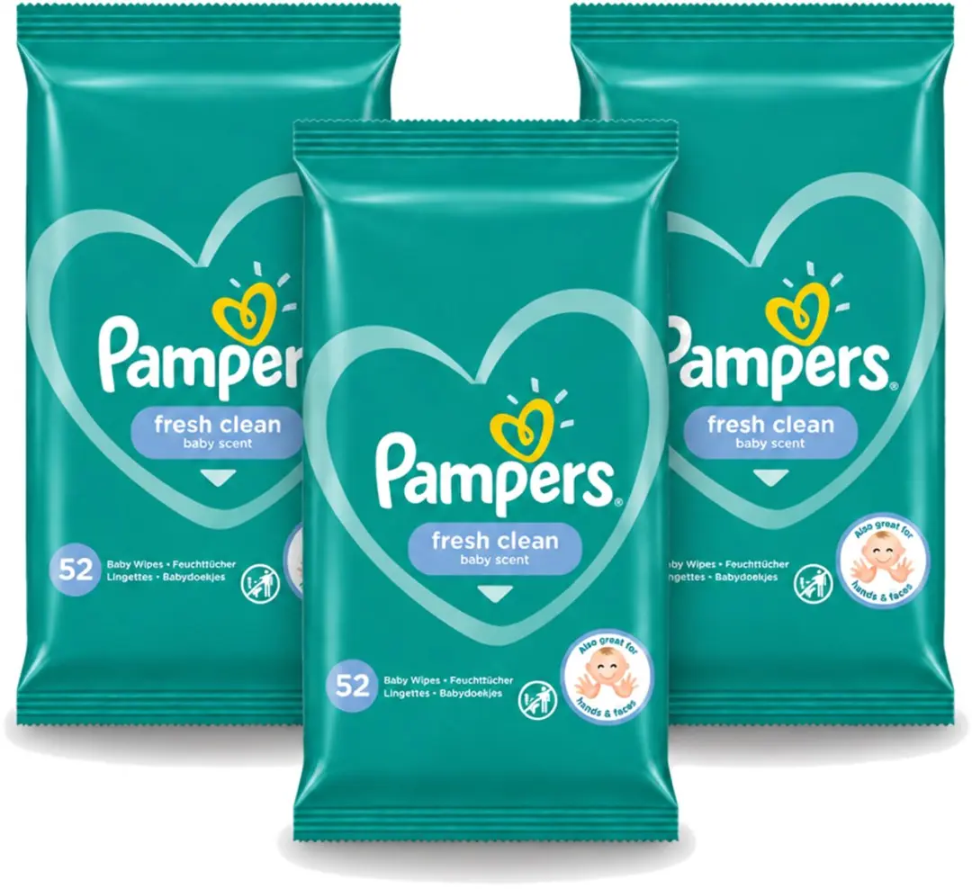 3 x Pampers