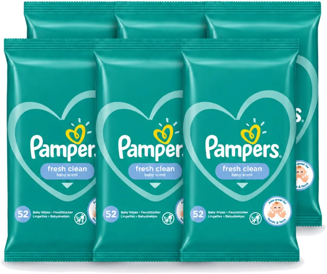 6 x Pampers