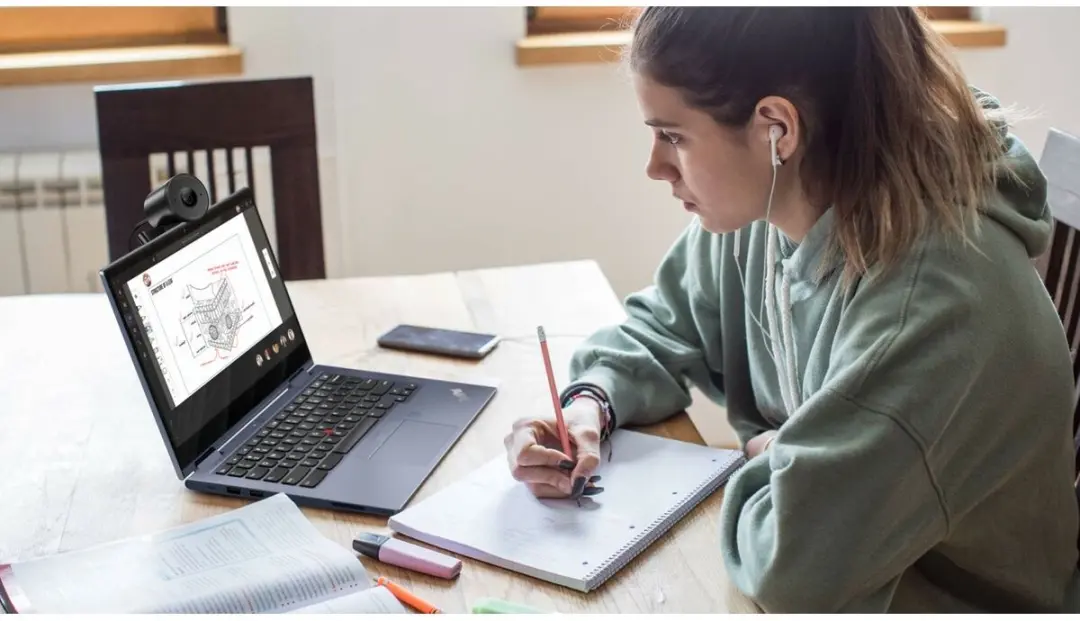 Lenovo 4XC1Q44952 Webcam Full HD - Zwart - afbeelding 4 van 6