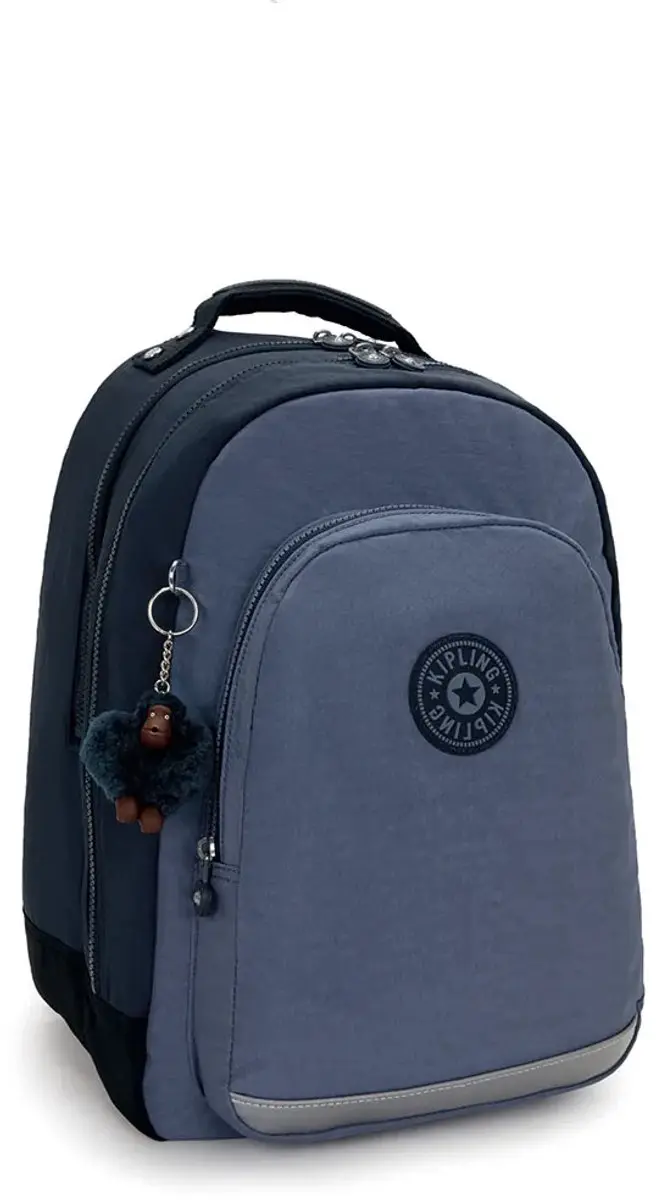 Kipling Class Room KPKI40537FK1 Rugzak - 15 inch - Game Grey - afbeelding 3 van 6