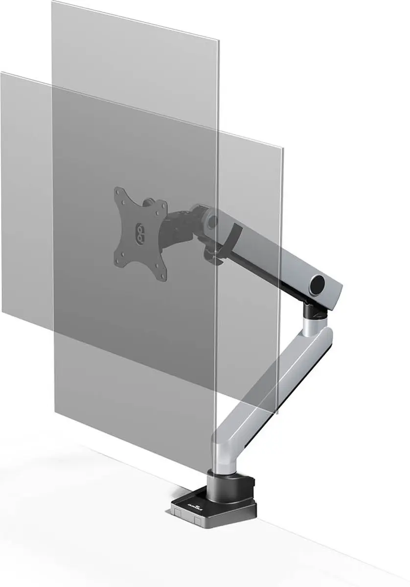Durable SELECT PLUS 509623 Monitorbeugel 32" - Zilver - afbeelding 4 van 6