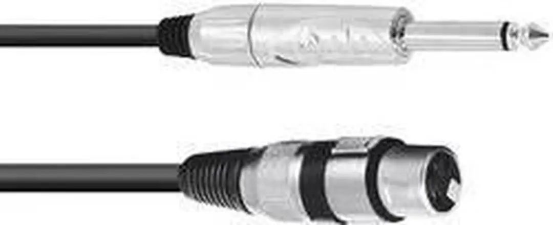 Omnitronic 30225170 XLR naar Jack 6,3mm Adapterkabel