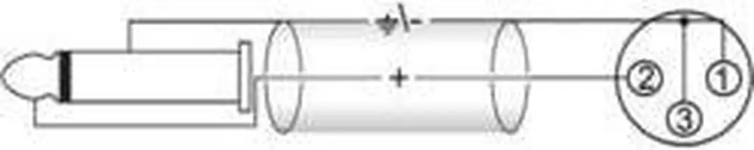 Omnitronic 30225170 XLR naar Jack 6,3mm Adapterkabel - 5m - Zwart