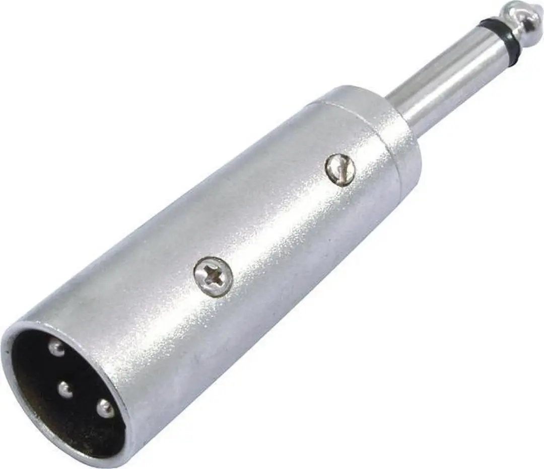 Omnitronic XLR(M)/Jack(M) Mono Adapter