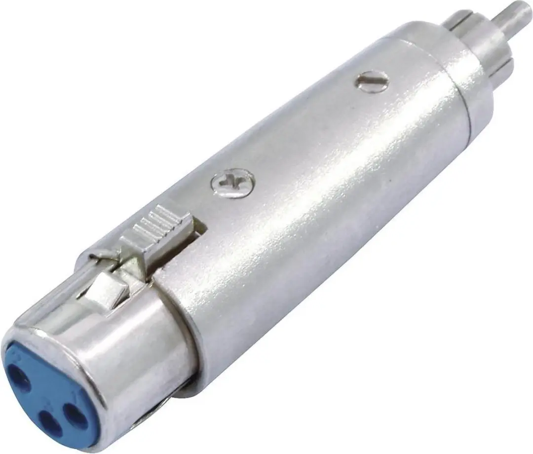 Omnitronic RCA naar XLR Adapter