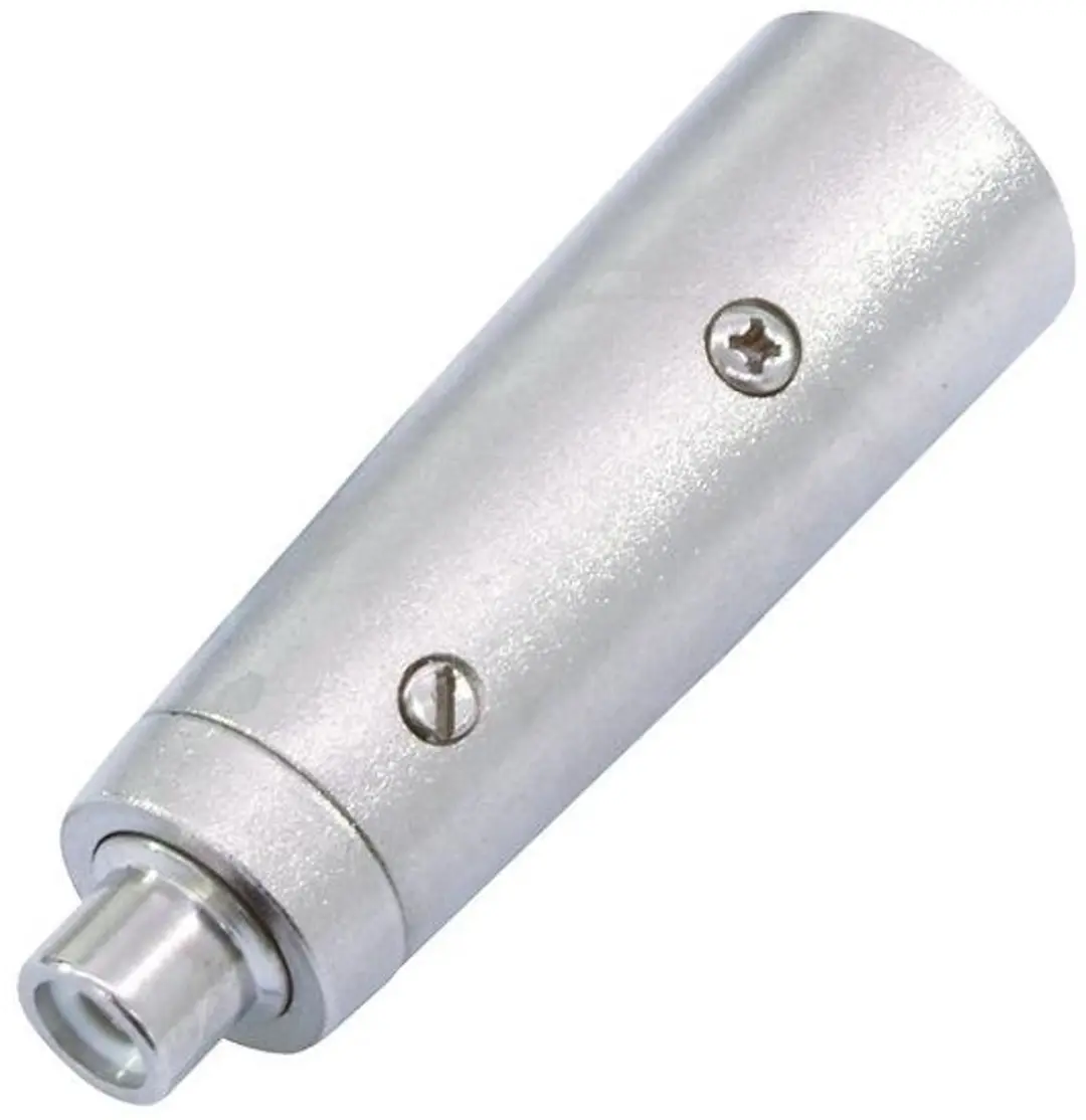 Omnitronic 30226566 Tussenstuk RCA XLR - Zilver