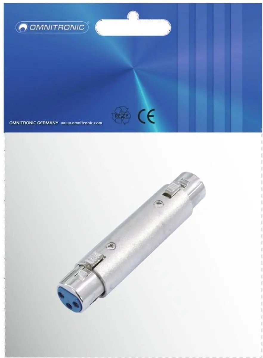 Omnitronic XLR(F)-XLR(F) Adapter