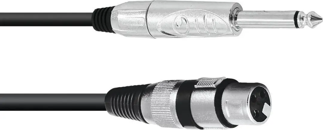 Omnitronic 3022516M XLR naar Jack 6,3mm Adapterkabel