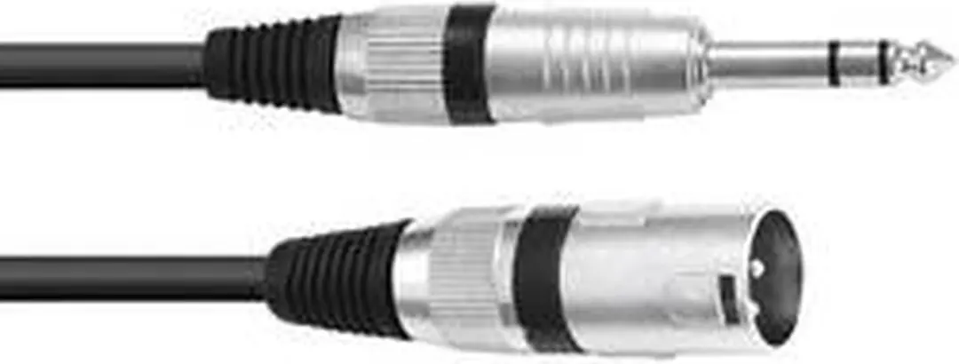 Omnitronic XLR naar Jack 6,3mm Adapterkabel 5m