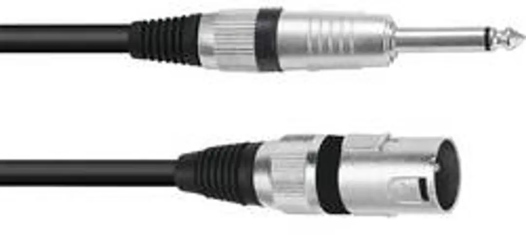 Omnitronic 3022519C XLR naar Jack 6,3mm Adapterkabel