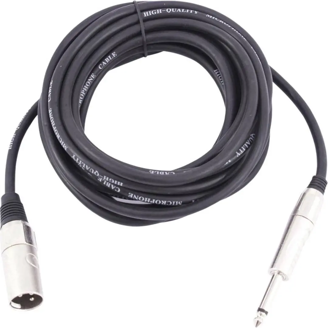 Omnitronic 3022519D XLR naar Jack 6,3mm Kabel