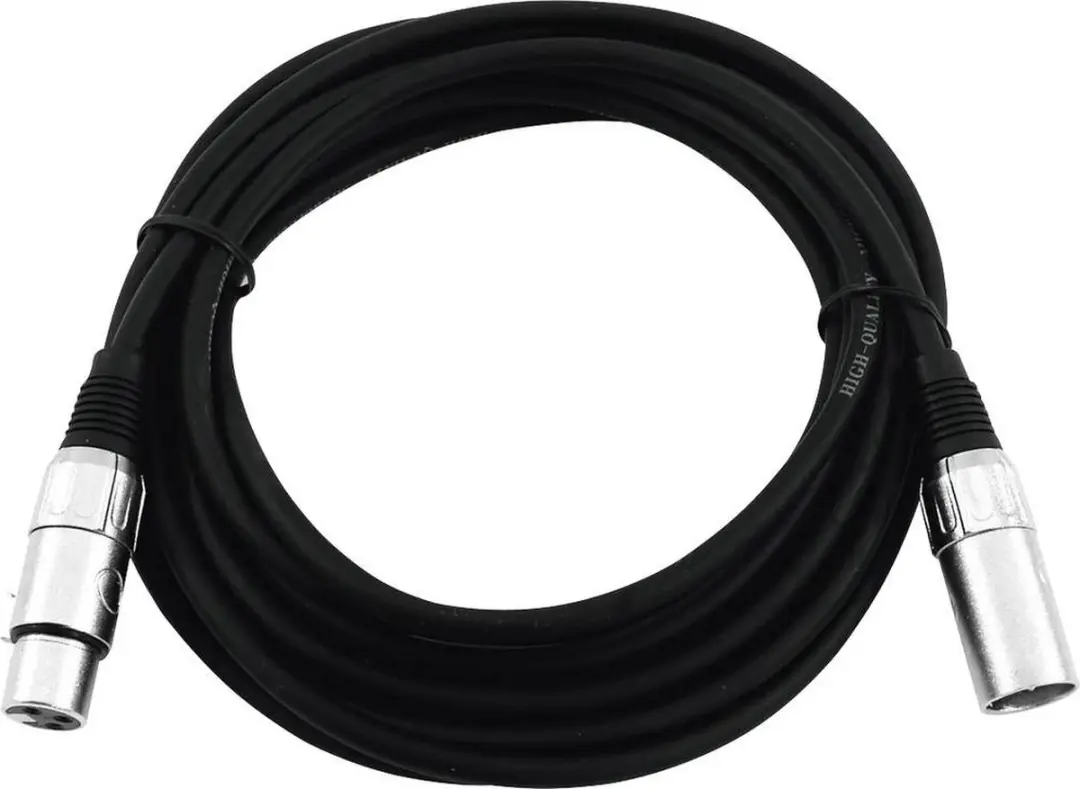 Omnitronic XLR Kabel 3-pin 7.5m - Zwart